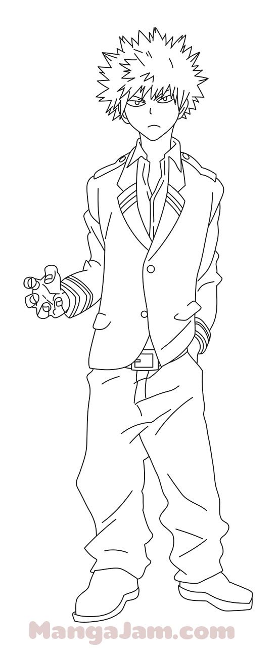 Featured image of post Bakugou Full Body Drawing