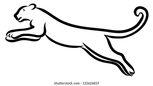 Featured image of post Cheetah Outline Drawing