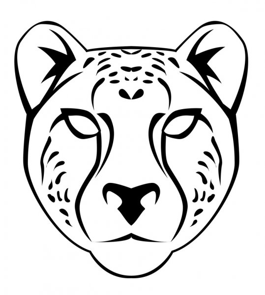 Featured image of post Cheetah Outline Face