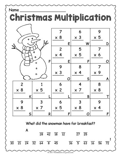 Featured image of post Christmas Math Worksheets 3Rd Grade