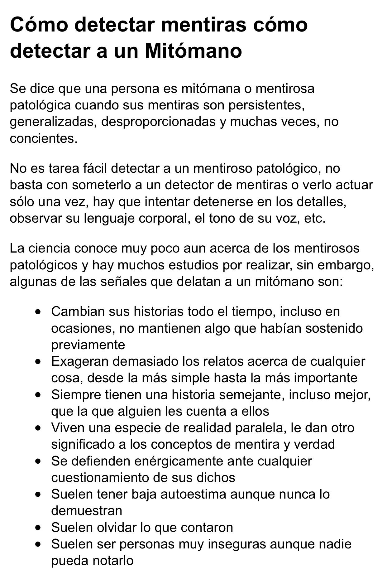 Featured image of post Mitomano Patologico