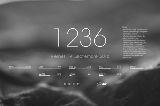 Featured image of post Rainmeter Clock Minimalist