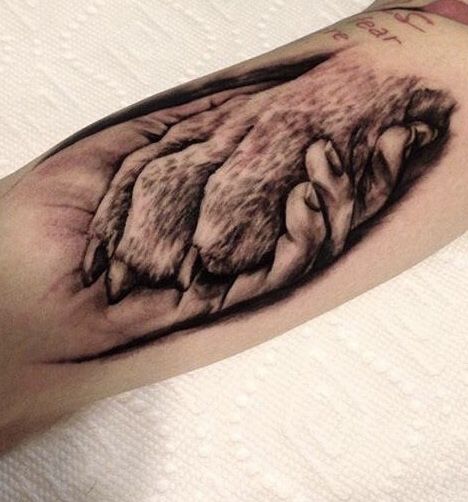 Featured image of post When I Needed A Hand I Found Your Paw Tattoo